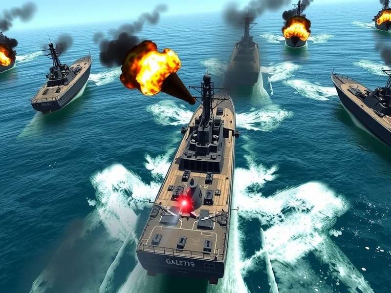 Indian Ocean Avenger naval battle screenshot